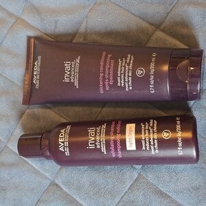 Aveda Invati exfoliating shampoo And Thickening Conditioner New